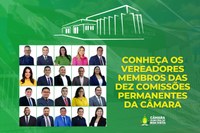 Câmara divulga a lista das dez comissões permanentes