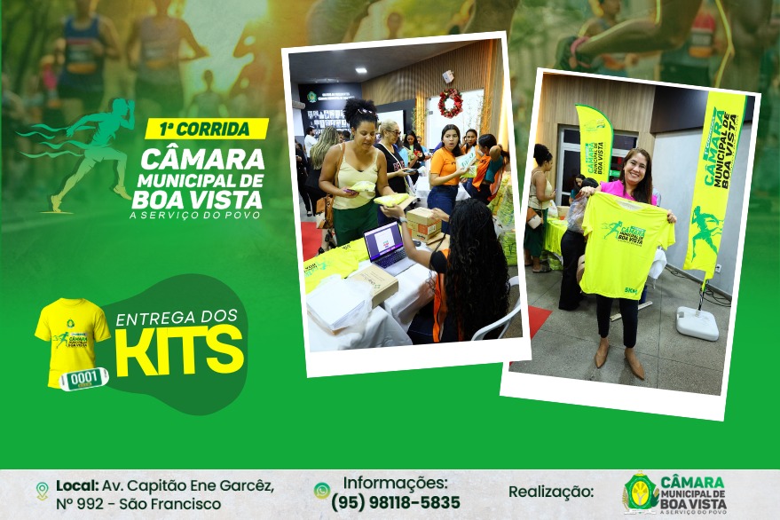 CORRIDA- Equipe da Câmara trabalhou até 20h para entrega de kits