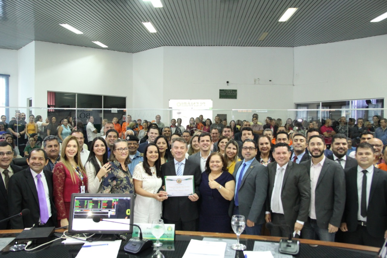 Governador é homenageado com  o Título de Cidadão Boa-Vistense